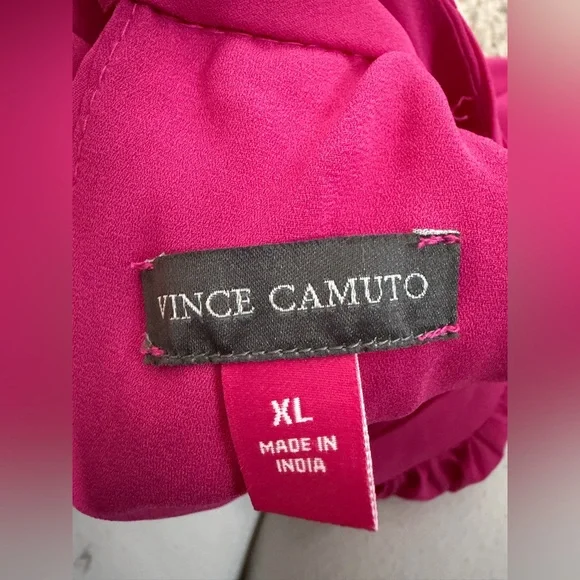 Vince Camuto Hot Pink Halter Jumpsuit size XL new with tag - Picture 2 of 10